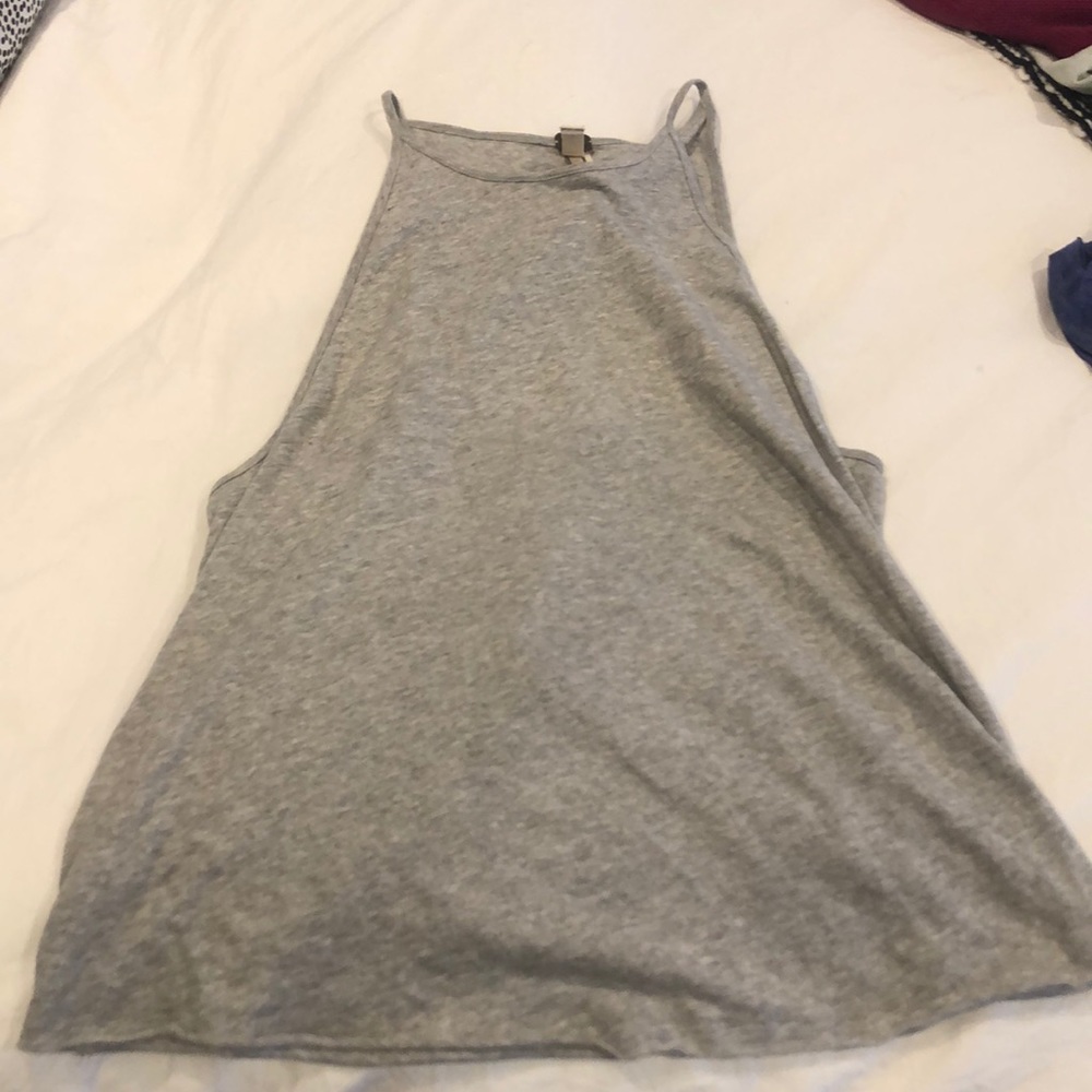 Free people open back tank top